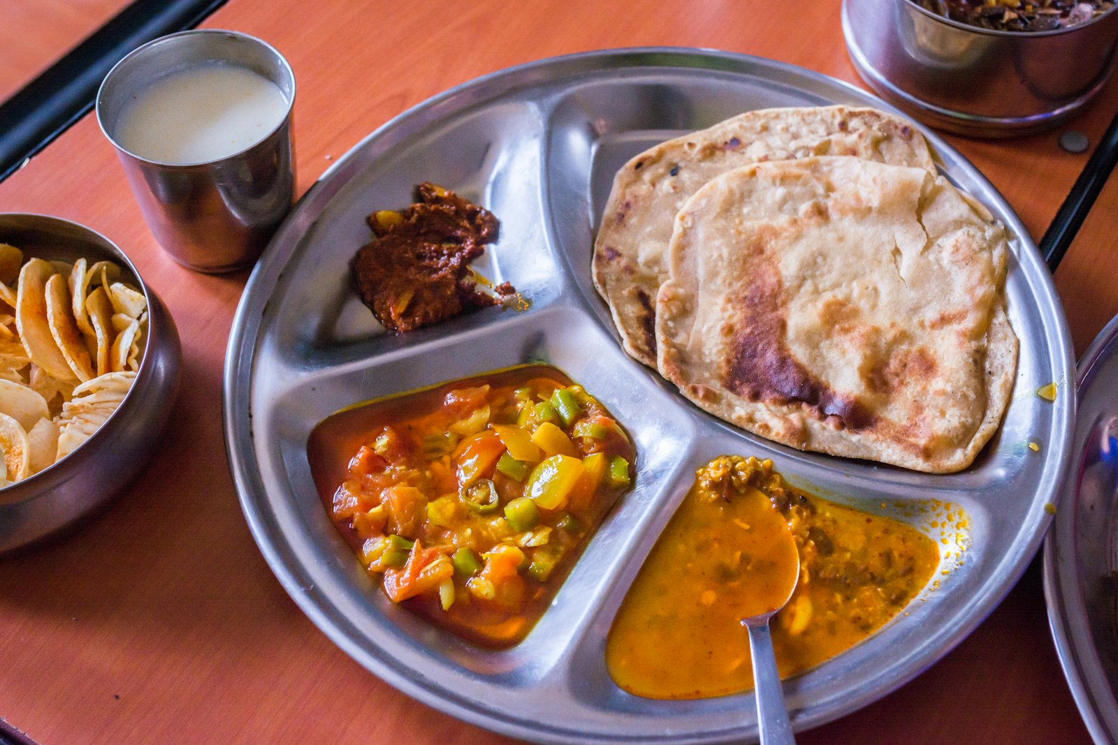 Full Tiffin Thali